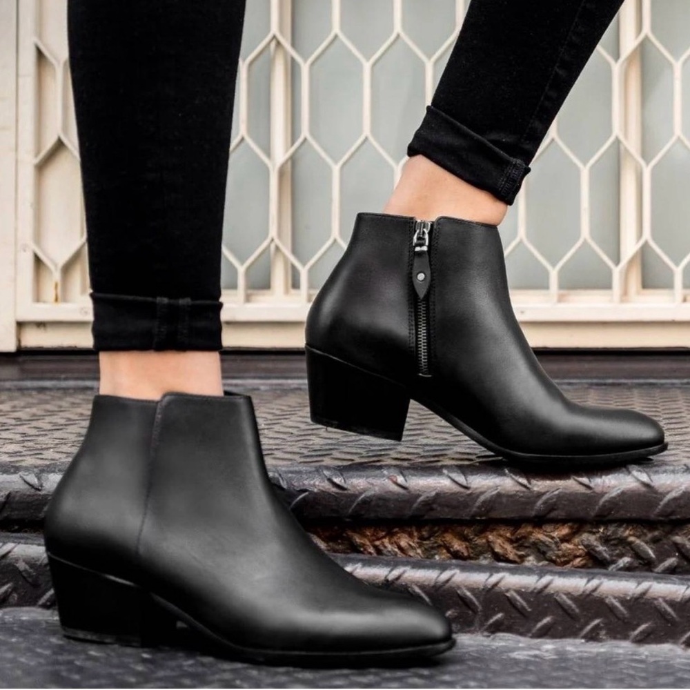 Thursday Boots Everyday Leather Ankle Boots Black Size 6.5 - lightly worn